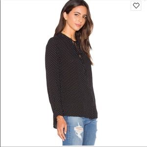 Rails polka dot top XS